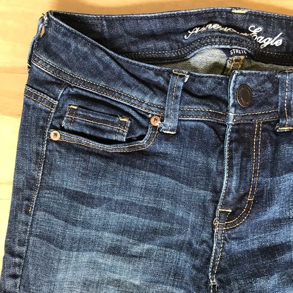 American Eagle Original Boot Stretch Jeans, Size 4 Short - Picture 3 of 10